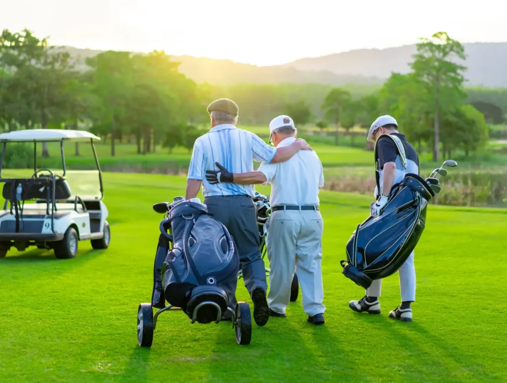Veterans Golfing